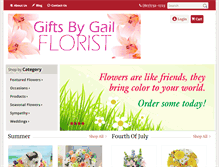 Tablet Screenshot of giftsbygail.com